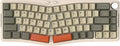 ATTACK SHARK AKS068PRO Wireless Mechanical Gaming Keyboard 65% Alice Layout Hot-swap Gasket with Wired/BT5.1/2.4Ghz RGB Backlit VIA Programmable Knob 3000mAh Battery Sea Salt Switch for Win/Mac(Gray)