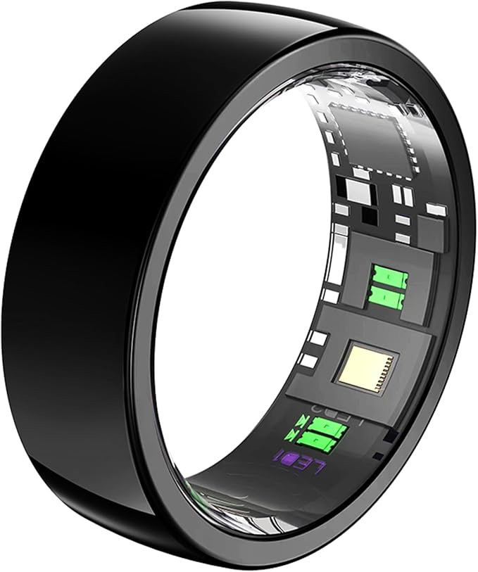 Smart Ring for Women Health Ring for Men Fitness Tracker with Heart Rate Monitor Sleep Monitoring Pedometer Calorie for Android iOS