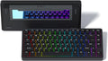 Womier SK75 75% Keyboard with Full Aluminum Wireless Mechanical Gaming Keyboard, VIA Custom Pre-lubed POM Switches RGB Creamy Gaming Key Board, 3-Modes Gasket Hot Swappable, Black