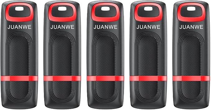 JUANWE 32GB Flash Drive 5 Pack, USB 3.0 Thumb Drives High Speed Memory Stick, Flashdrives Mutipack with LED Indicator for Data Storage, Bulk USB Drive 32GB×5 Pack, Blue