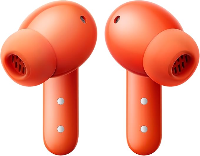CMF by Nothing Buds 2 48dB Hybrid ANC True Wireless Earbuds, Strong and Comfort Noise Cancelling, Ultra Bass and Dirac Sound, in-Ear Detection, 55H Playtime, 6ENC Mics, Bluetooth 5.4 Light Orange