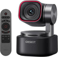 OBSBOT Tiny 3 AI-Powered Spatial Audio 4K PTZ Webcam, Tri-Mic AI Tracking 2.0 Voice Control Gesture Control 1/1.28" Sensor 4K Streaming Camera for Zoom Meeting Content Creation, W Smart Remote 2