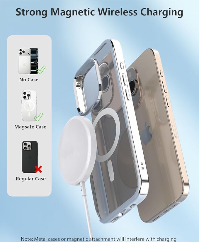 Magnetic Wireless Charger [Apple MFi Certified], 3.3FT 15W Fast Apple Mag-Safe Charger Pad with USB C Fast Charging Block Compatible with iPhone 17/Air/Pro/Pro Max/16/15/14/13/Plus/Pro/Pro Max,AirPods