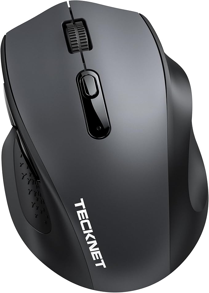 TECKNET Wireless Mouse for Laptop, Silent Mouse Quiet Click, Computer Mice Wireless, 6 Adjustable 4000 DPI Computer Mice