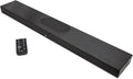 ZVOX AccuVoice AV855 Dialogue Clarifying Soundbar - Patented Hearing Technology with 20 Levels of Voice Boost, Dual Subwoofers, Low-Profile TV Speaker for Home Theater and Smart TV - Black