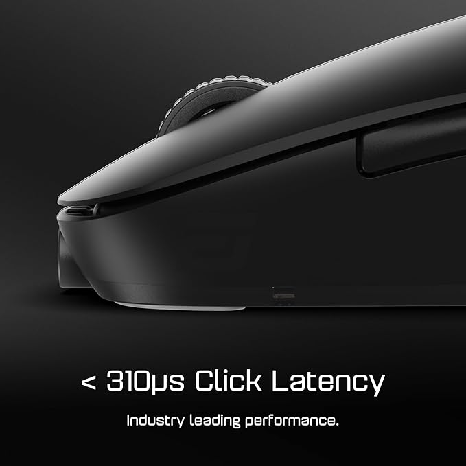 ENDGAME GEAR XM2w 4k Wireless Gaming Mouse – 4000Hz Polling Rate, Kailh GX Switches, PixArt PAW3395 Sensor, Lightweight ~62 g, Black