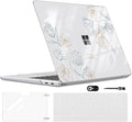 Slim Protective Case for Microsoft Surface Laptop 13 inch Copilot+ PC 2025 Release (Model 2095), Lightweight Anti-Scratch Printed Pattern Plastic Hard Shell Case Cover, Line Flower