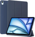 Case for iPad Air 11-inch M3 M2 2025 2024/10.9 Air 5th 4th Generation 2022 2020, Slim Lightweight Durable Protective Cover with Trifold Stand, Supports Auto Wake/Sleep, Blue