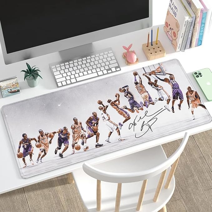 31.5x11.8 Inch Non-Slip Long Extended Large Gaming Mouse Pad with Stitched Edges XL Laptops Keyboard Mouse Mat（KB）