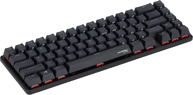 HyperX Alloy Origins 65 - Mechanical Gaming Keyboard – Compact 65% Form Factor - Linear Red Switch - Double Shot PBT Keycaps - RGB LED Backlit - NGENUITY Software Compatible,Black