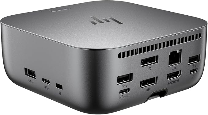 HP 280W G6 Thunderbolt 4 Ultra Dock Port Replicator Bundle w/DKZ Hub AW5M5UT#ABA (Universal Thunderbolt/USB-C Docking Station, Data Transfers to Any Brand Laptop, Single Cable for Charging) 10 Pack