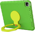 for iPad Pro 12.9 Case 6th/5th/4th/3rd Generation with 360° Rotating Stand & Pencil Holder, Heavy Duty Cute Cover for iPad Pro 12.9 inch 2022/2021/2020/2018, Green