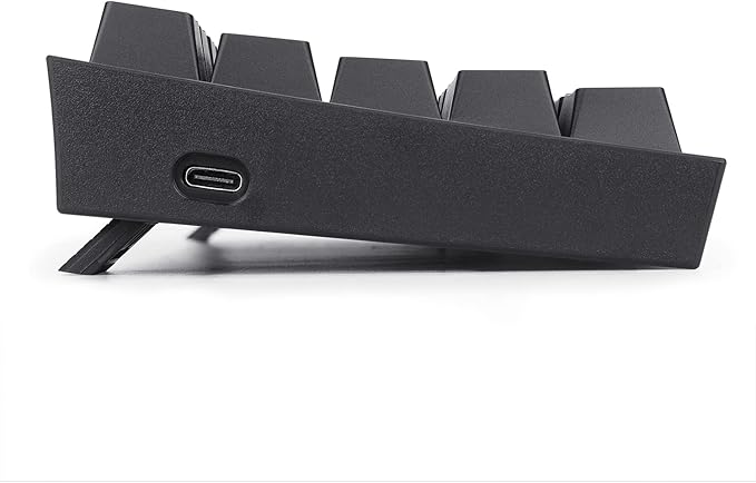 Redragon K617 Fizz 60% Wired RGB Gaming Keyboard, 61 Keys Hot-Swap Compact Mechanical Keyboard w/ 16.8M RGB Backlight, Red Inner Design, Programmable Linear Red Switch, Pro Software