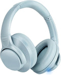 TUINYO Bluetooth Headphones Wireless, Over Ear Stereo Wireles Headset 40H Playtime with deep bass, Soft Memory-Protein Earmuffs, Built-in Mic Wired Mode PC/Cell Phones/TV-Dark Grey