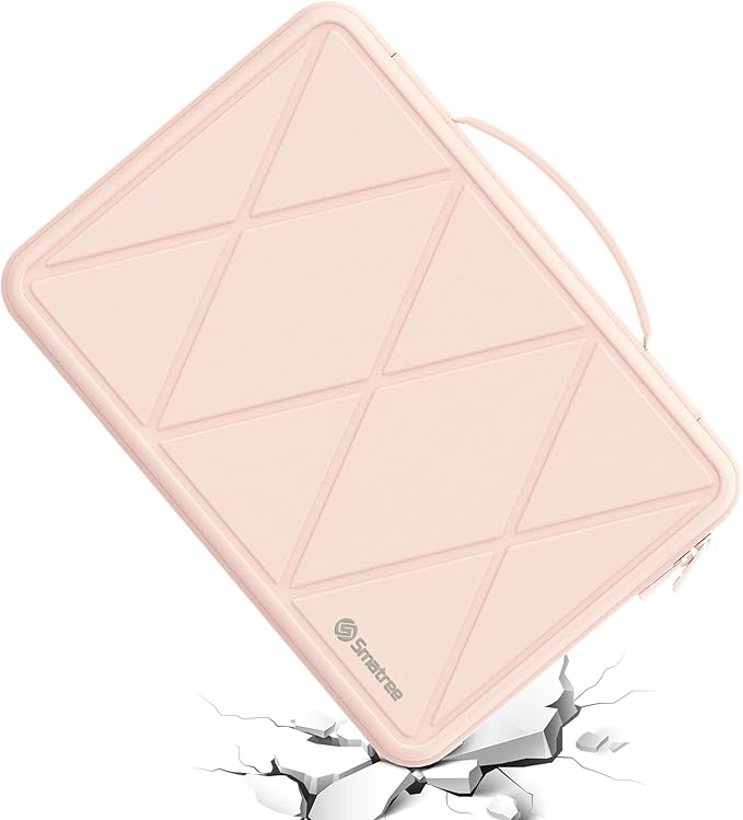 Smatree Hard EVA Protective Sleeve Case Compatible for 13.5 inch Microsoft Surface Laptop 6, for 13.5 inch Microsoft Surface Laptop 3 Notebook Bag, Pink (X8244TP)