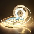 Aclorol COB LED Strip Lights for TV 5V USB Powered Warm White 6.56FT 320Leds/M COB Flexible Light Strip TV Led Backlight for Bedroom Under Cabinet Kitchen DIY Lighting Project 3000K CRI85+ 2M