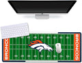 Large Gaming Mouse Pad, Mousepad with Non-Slip Rubber Base for Laptop Computer Desktop Keyboard,Football Fans Boy Husband Gift Orange Design Mat
