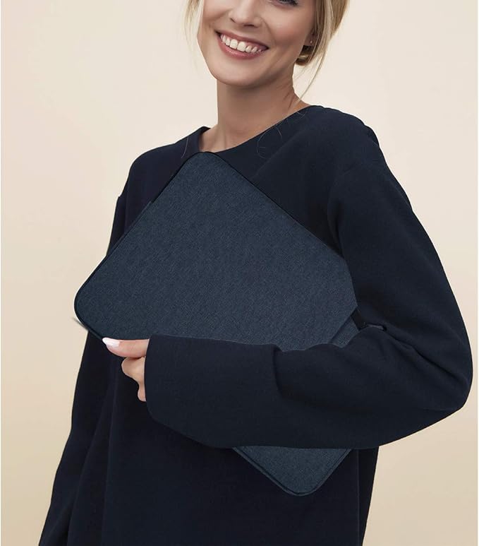 Drawing Graphics Tablet Sleeve Protective Case for HUION Inspiroy H1060P/ KAMVAS 13/ H950P, Wacom Intuos Pro Medium/Wacom One 14, Navy Blue