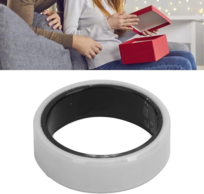 Yoidesu Smart Health Ring for Women & Men, IP68 Wearable Fitness Ring Rechargeable with Sleep Monitoring Step Counting Camera Control Heart Rate (9)