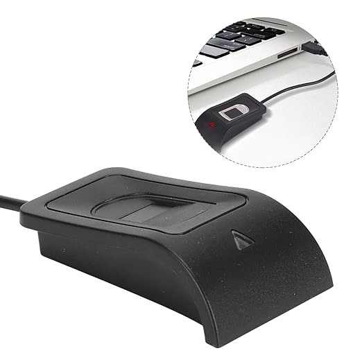 Fingerprint Reader, Fingerprint Reader Keyboard with Fingerprint Reader USB, Fingerprint Scanner USB Fingerprint Reader Compact Structure for Computer