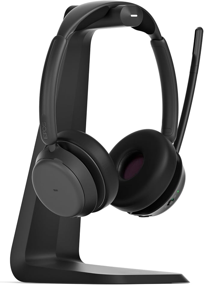 EPOS Impact 1061T ANC - Premium Open Office Headset with Hybrid Adaptive ANC, EPOS AI™ Microphone Technology, and Multipoint Connectivity