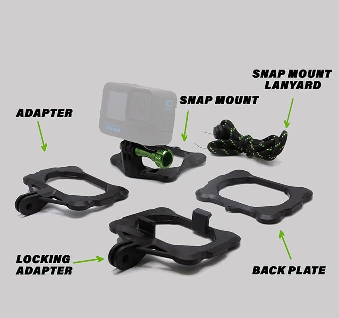 SNAP Mounts PRO – Magnetic Action Camera Chest Mount for GoPro & DJI Osmo Action