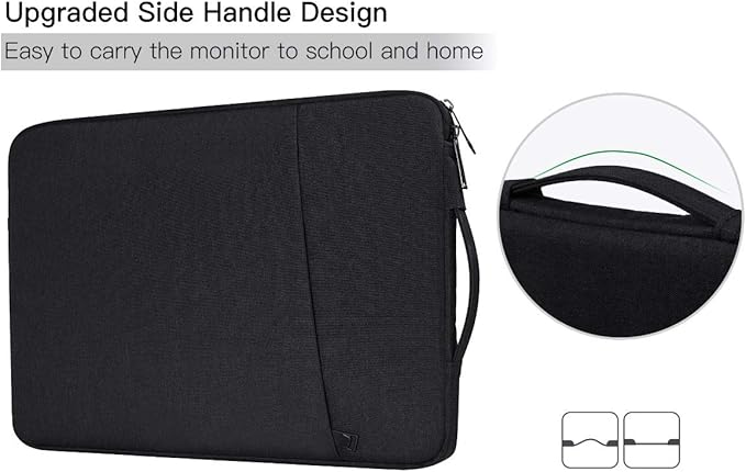 Graphics Drawing Tablet Sleeve Case for XP-Pen Artist 13.3 Pro/V2/ Artsit 14/12, Huion KAMVAS Pro 13 GT-133 Carrying Bag(Black)