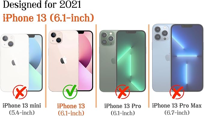 Magnetic for iPhone 13/14 Case Cute Wavy Stripes Phone Case, Shockproof Slim TPU and Hard PC Protective Phone Cover Compatible with MagSafe Designed for Women Girls, Blue