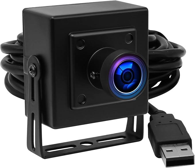 ELP 4K Mini USB Camera with 3.6mm Lens and 3840x2160 HD Resolution for MAC/Windows/Linux/Raspberry Pi