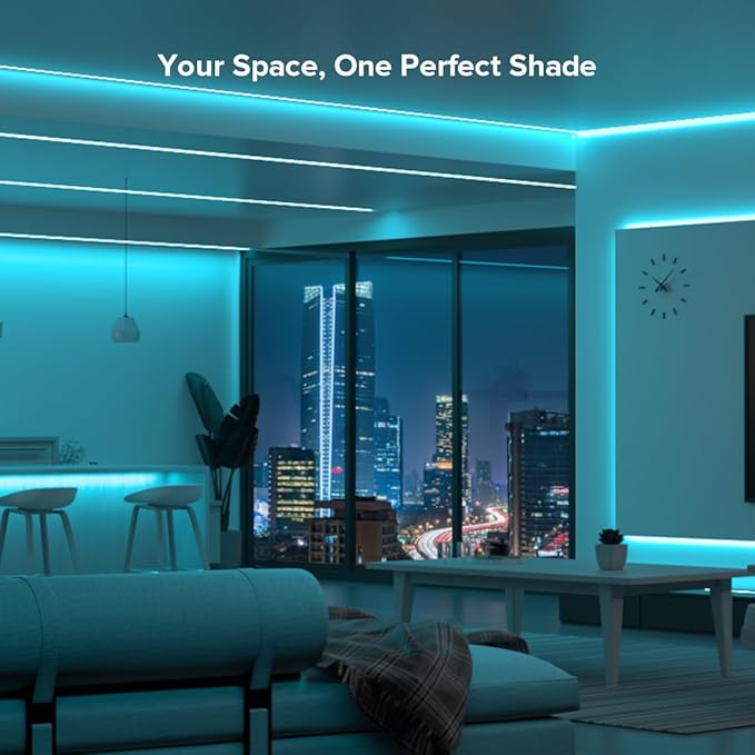 BTF-LIGHTING FCOB COB FOB LED Strip Lights 5V USB Powered 6.56FT 640LEDs Ice Blue 8mm Width Dimmable CRI 90+ with 3M Tape Flexible High Density for 3D Printer TV Backlight PC DIY Decor