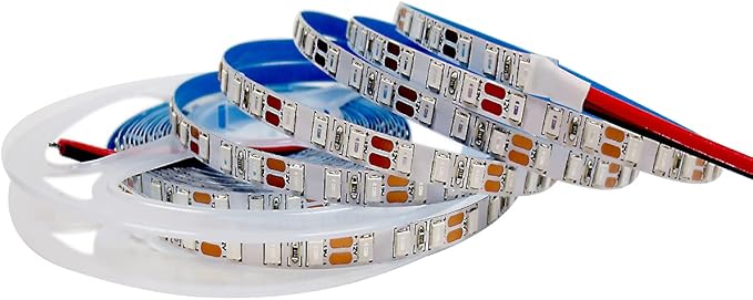 12V LED Strip Lights, 5mm Wide Ultra Narrow Blue 16.4ft SMD 2835 IP20 120 LEDs/M, Total 600 LEDs Rope Light Strip for Bedroom, Kitchen, Advertising Decoration