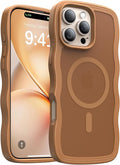 Magnetic for iPhone 16 Pro Max Case[Compatible with MagSafe][Military-Grade Drop Protection][Anti-Yellowing]Shockproof Protective Translucent Matte Cover for iPhone 16 Pro Max Phone Case,Brown