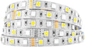BTF-LIGHTING 5050 RGBW RGB+Warm White(2700K-3000K) 150RGB+150White LED Tape Light 5m 16.4ft 60LED/m Multi-Colored IP30 10mm Width FPCB DC12V for Bedroom Home Decoration(No Adapter or Controller)