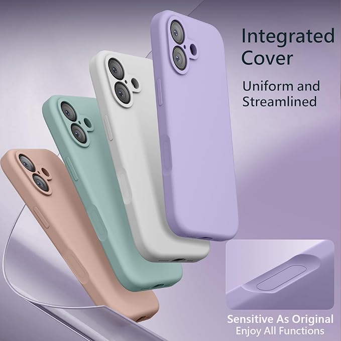 FireNova Magnetic for iPhone 17 Case, Compatible with MagSafe, [Integrated Silicone Camera Control Button] [Camera Protection] Anti-Scratch Microfiber Lining Phone Case, 6.3", Clove Purple