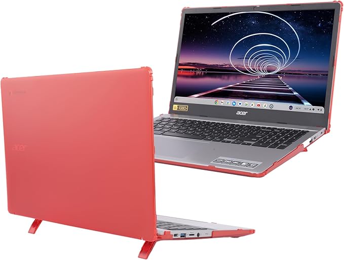 mCover Case ONLY Compatible for 2023-2025 15.6" Acer Chromebook 315 CB315-5H Series Notebook Computer (NOT Fitting Any Other Acer Models) - Red