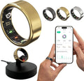 2026 Smart Ring for Women & Men Health Fitness Tracker for Daily Activity Workouts | Heart Rate Sleep Blood Oxygen Steps Cycle Monitoring Meditation | No Subscription Required (Gold, #7)