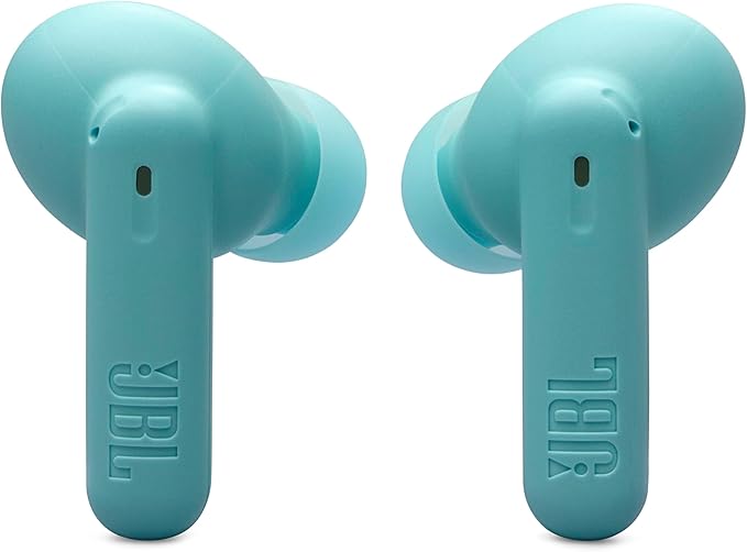 JBL Vibe Beam 2 - True Wireless Noise Cancelling Earbuds with JBL Pure Bass Sound & Smart Ambient Technology, 4mics for Crisp, Clear Calls, up to 40Hrs of Playback, IP54 Dust & Water Resistant (Blue)