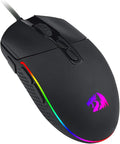 Redragon M719 Antonium RGB Gaming Mouse, 10,000 DPI Optical Wired Gamer Mice with 8 Programmable Buttons & 8 Backlit Modes, Software Supports DIY Keybinds Rapid Fire Button