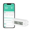 WiFi Thermometer Hygrometer: Smart Temperature Humidity Sensor, Indoor Room Temperature Monitor with App Notification Alerts & Free Data Storage Export, Digital Remote Monitor for Bedroom (1-Pack)
