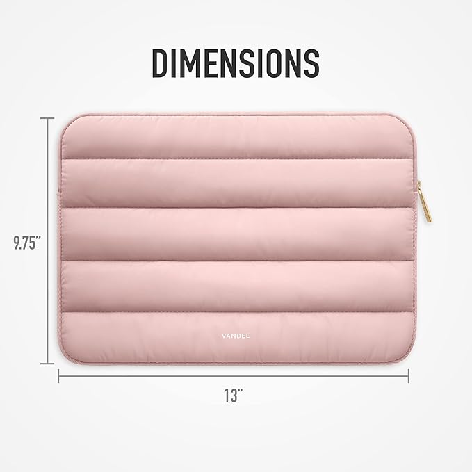 Vandel The Original Puffy Laptop Sleeve Case, 13-14 inch Laptop Sleeve Bag Case 13.3 Inch, Compatible with MacBook Air 13, Pro 14/13 iPad Pro 12.9, HP Dell ASUS, Computer Bag Cover