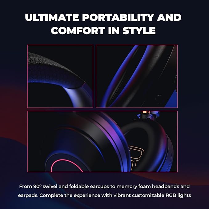 Creative Zen Hybrid Pro Wireless Over-Ear Headphones with LE Audio, with Up to 100 Hours (ANC Off), Hybrid Active Noise Cancellation, Ambient Mode, Powerful Audio, Bluetooth 5.3, Built-in Mic