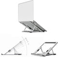 Portable Height Adjustable Folding Laptop Stand,Lightweight Anti-Slip Laptop Riser | Aluminum Notebook/Tablet Stand Compatible with MacBook Pro/Air,ipad Pro & Any Laptops