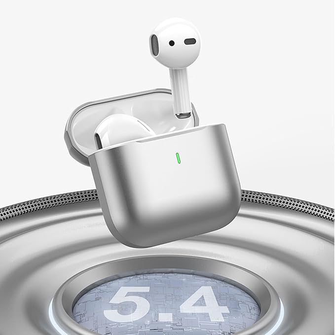 5.4 Earbuds Bluetooth Earphone, Dul-Channel with USB-C Charging Case HiFi Stereo, Sound in-Ear Earphones, Touch Control Ear Auto Pairing Headphones for Apple AirPods