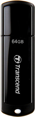 Transcend JetFlash 700 64GB USB 3.1 Gen 1 (USB 3.0/2.0) Flash Thumb Drive, Up to 100MB/s , Type-A External Data Storage Memory Stick Compatible with Computer/Laptop/Desktop/PC - TS64GJF700