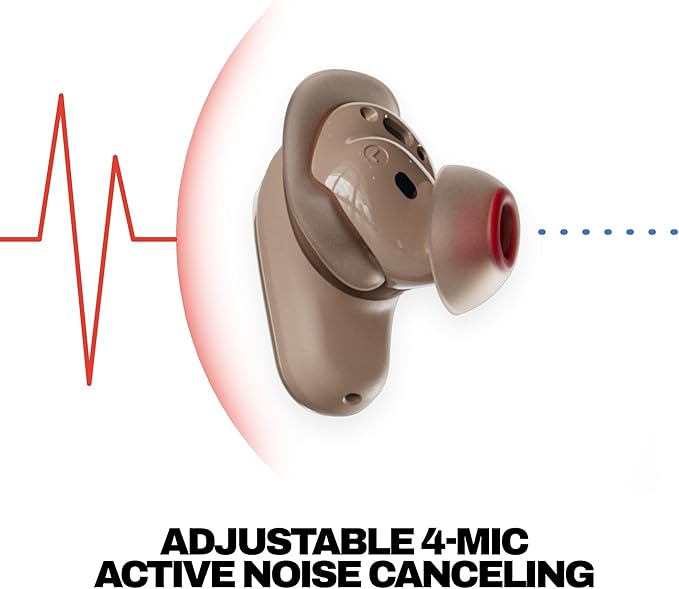 Skullcandy Method 360 ANC Wireless Earbuds, Sound by Bose, Bluetooth Headphones, Premium Noise Cancelling, Up to 40 Hrs Battery, Sweat and Water Resistant, Microphone for iPhone Android - Primer