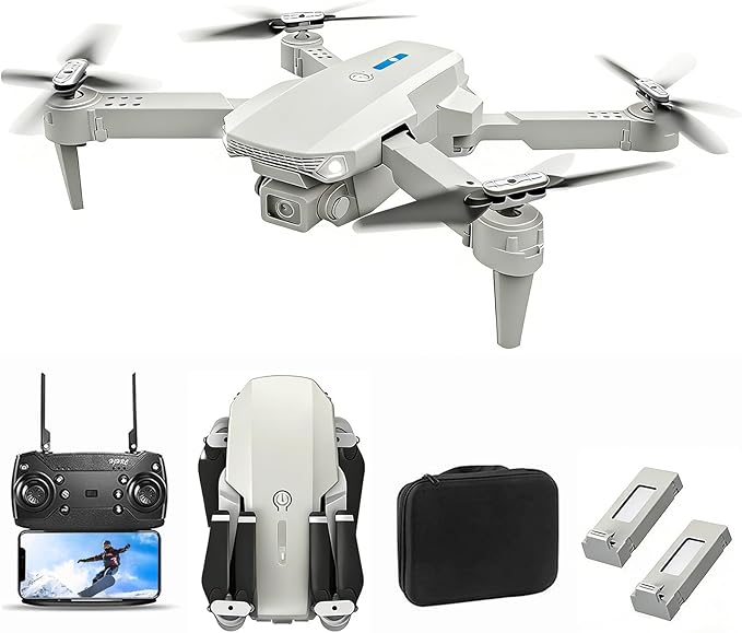 Mini Drone with Camera for Beginners 4K FPV Foldable RC Quadcopter, WiFi Gesture Photography Helicopter Toy Gifts for Adults