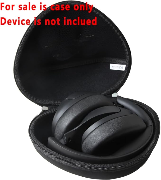 Hermitshell Hard Travel Case for BERIBES/TOZO HT3 / TOZO HT2 Hybrid Active Noise Cancelling Headphones (Black)