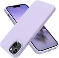 OTOFLY Designed for iPhone 14 Case, Silicone Shockproof Slim Thin Phone Case for iPhone 14 6.1 inch (Cloud Mauve)