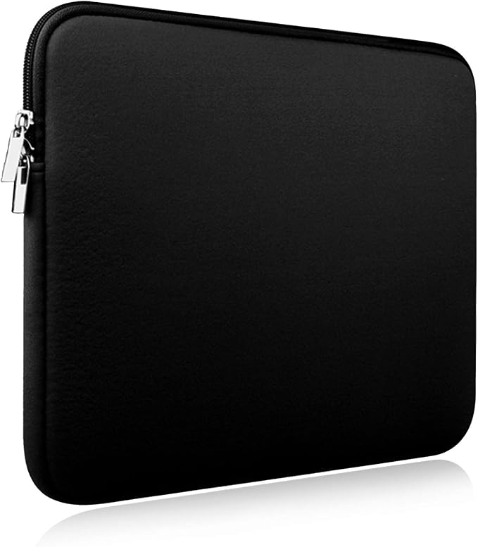 Neoprene 12.5 inch Laptop Tablet Sleeve Case Bag Protective Cover for Apple iPad Pro 12.9" MacBook 12" Surface Pro 6, HP Chromebook x2 HP Stream 11.6, Google Pixel Slate Pixelbook, Vaio SX12 (Black)