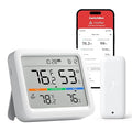 SwitchBot Meter Pro, Digital Hygrometer & Thermometer - Wireless Indoor Temperature & Humidity Monitor with Bluetooth App Control, Real-Time Alert
